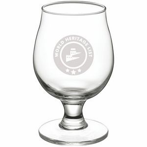 Deep Etched or Laser Engraved Acopa Select 10 oz. Belgian Beer / Tulip Glass