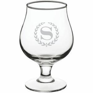 Deep Etched or Laser Engraved Acopa Select 13 oz. Belgian Beer / Tulip Glass