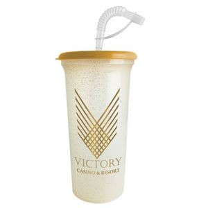 Super Sipper 32 oz. Sport Sipper Cup with Gold Flakes