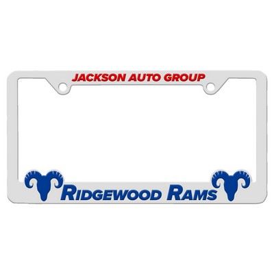 Hi-Impact 3D Traditional License Plate Frame - Abs