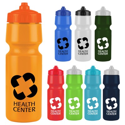 24 Oz. The Mighty Shot Sports Bottle w/Valve Lid