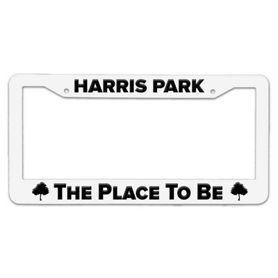 Hi-Impact 3D Two Corner License Plate Frame - Abs
