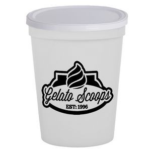 16 Oz. Stadium Cup With No-Hole Lid