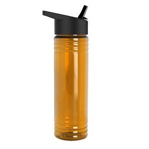24 Oz. Slim Fit Water Bottle w/Flip Straw Lid
