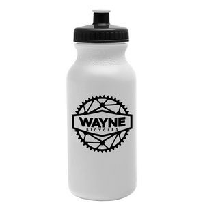 Omni 20 oz. Bike Bottle (White or Frost )
