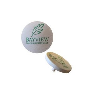 Wood Golf Ball Golf Ball Marker (Size 1")
