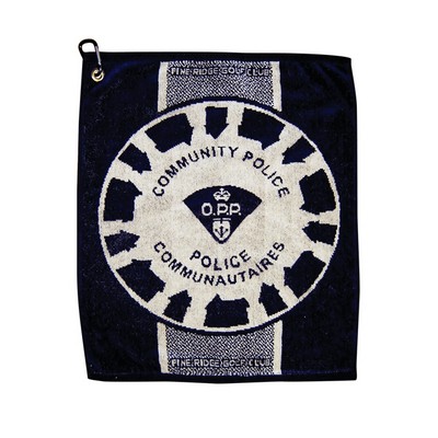 Jacquard woven cotton towel Bag Size (16" x 19")