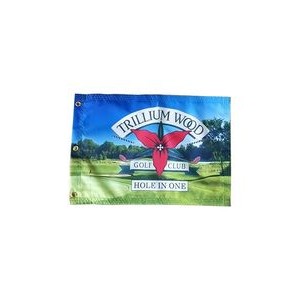 Full Color Golf Flag 1 Layer