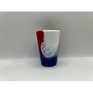 Made in the USA: Silipint 1.5 Oz. Silicone Shot Glass Stars and Stripes