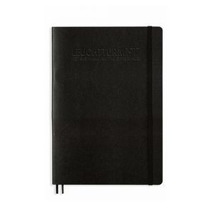 B5 Softcover Composition Notebook - Black, Dotted