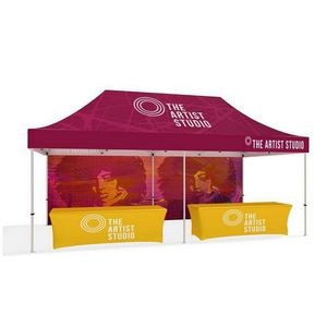 20' Tent Graphics - Top, Double Sided Backwall, & Side Graphics