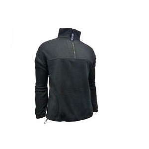 Unisex Polyester Anti Pill Fleece Half Zip Fleece Jacket