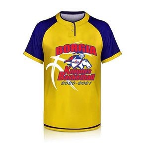 Premium Sublimated 2-Button Front Baseball Jersey