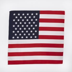 100% Cotton USA Flag Bandanna