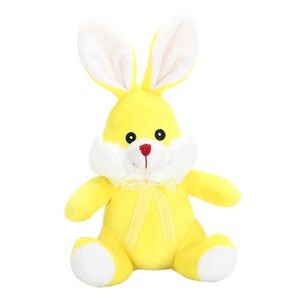 The Sunny Bunny in Yellow, A Brightly Colored Rabbit Plush