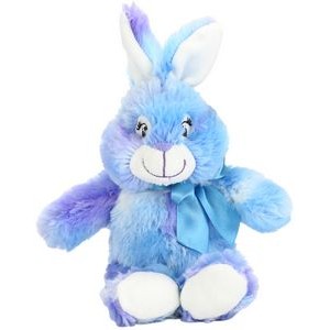 The Bold Blue Bunny, A Friendly Rabbit Plush with Ribbon