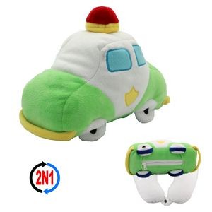 Ambulance 2N1, A Plush Emergency Car and Neck Pillow