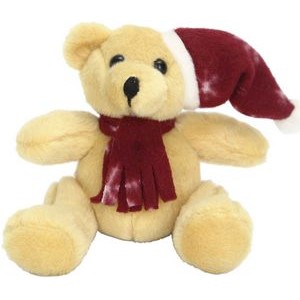 The Golden Christmas Bear, A Teddy Bear with Accessories