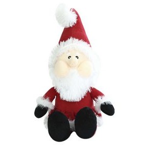 Fuzzy Santa, A Delightful Custom Christmas Plush with Trim