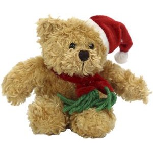 The Petite Christmas Teddy, A Small Animal in Holiday Style