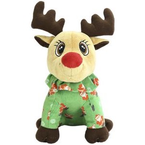 The Sleepy Christmas Moose, A Handsome Plush in Pajamas