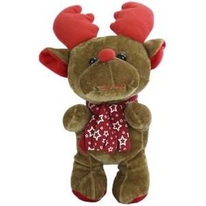 The Starry Scarf Moose, A Friendly, Customizable Plush Moose
