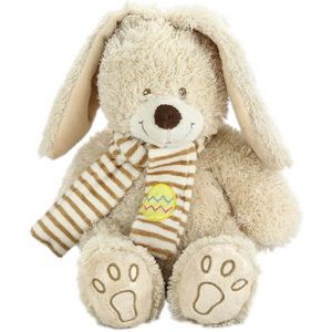 The Peaceful Brown Bunny, A Sweet Rabbit in a Striped Scarf
