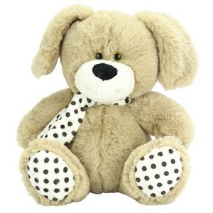 The Lop Eared Bear, A Polka Dot Teddy with Matching Scarf