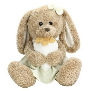 The Sweet Snuggles Bunny in Brown, A Plush Rabbit in Clothes
