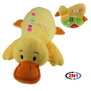 Sleepy Duck 2N1 Convertible Plush Toy and Egg Pillow