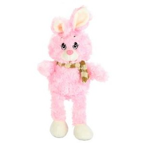 The Candy Pink Rabbit, A Bright Pink Bunny with a Scarf