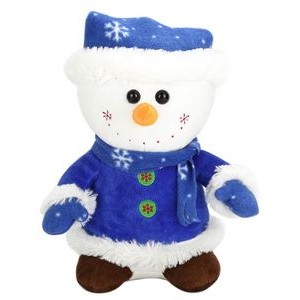 The Stylish Snowman, A Handsome Snowman in Dark Blue Outfit