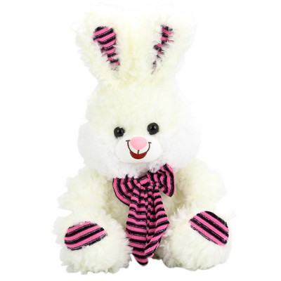 The Pinstripe Bunny, A Plush Rabbit with Two Toned Stripes