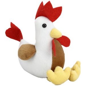 The Ready Rooster, A Handsome Plush Bird Fresh from the Farm