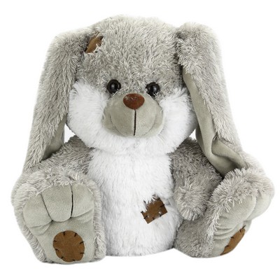 The Patchwork Rabbit in Gray, An Adorable Custom Rabbit