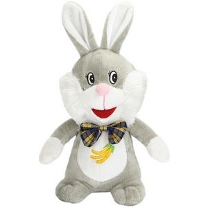 The Mischievous Rabbit, A Gray Bunny w/Bow Tie