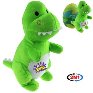 Bright Dino 2N1 Convertible Plush Toy & Egg Pillow