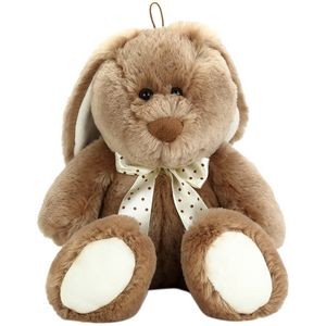 The Cocoa Bunny with Ribbon, A Chocolate Colored Rabbit