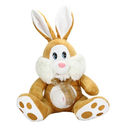 The Cheeky Brown Rabbit, A Colorfully Bright Plush Bunny
