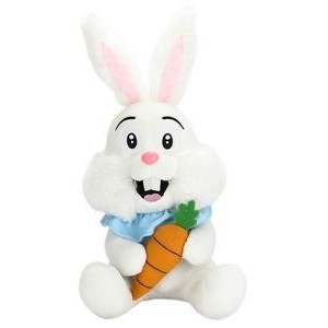 The White Wonder Bunny, A Wide Eyed Custom Rabbit Plush