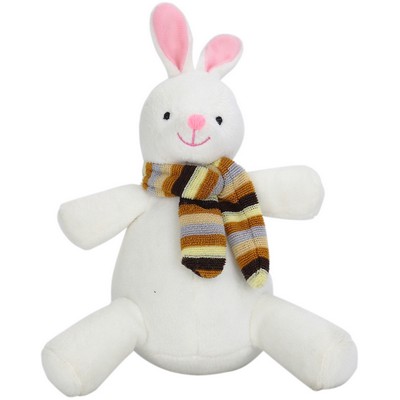 The Scarfed Rabbit in White, A Seasonal Promotional Plush