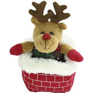 The Chimney Surprise Moose, A Cute Custom Holiday Plush