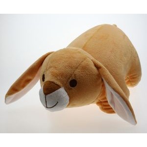 Velvety Rabbit Neck Pillow: A Cuddly Companion Transformer