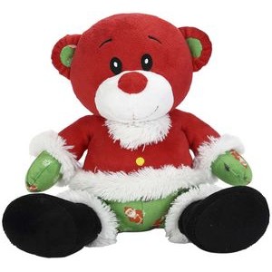 The Jolly Holidays Bear, Featuring Vibrant Red and Greens