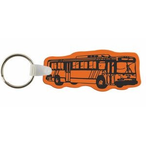 Custom Key Tags - Full Color On White Vinyl - Metro Bus