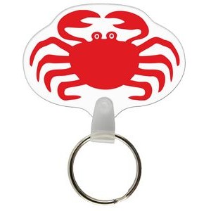 Custom Key Tags - Full Color On White Vinyl - Crab/Lobster