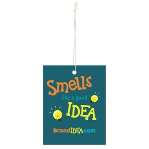 2.75" x 3.5" Paper Air Freshener Tag - Rectangle