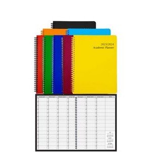 Academic Weekly Appointment Book - Wire Bound Poly Cover