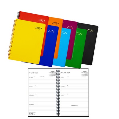 Mid-Size Weekly Planner with Poly Cover