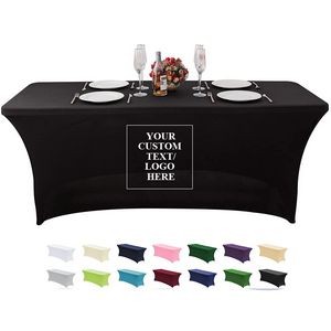6ft black Table cover